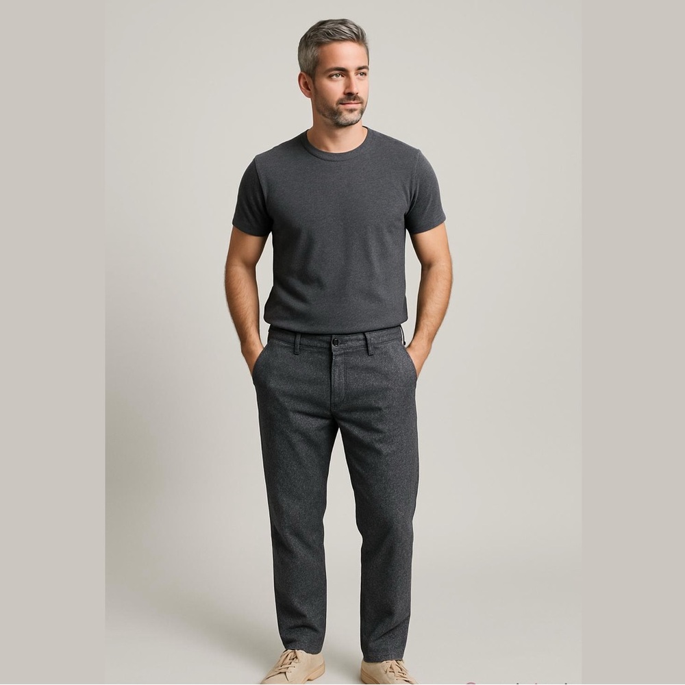 MJ Messori Jeans Messori Wool Blend Straight Slim Pants Size 32 Classic Fall‎